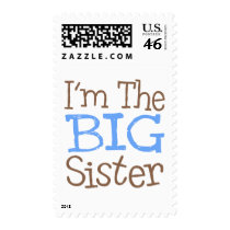 I'm The Big Sister (Blue) postage