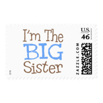 I'm The Big Sister (Blue) postage
