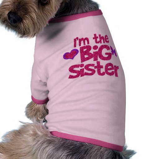 im going to be a big sister dog shirt