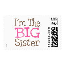 I'm The Big Sister (Pink) postage