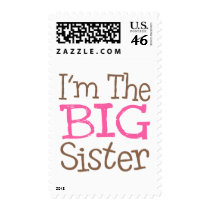 I'm The Big Sister (Pink) postage