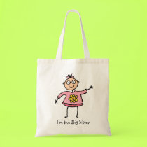 I'm the Big Sister totebag by tshirtfun I'm the Big Sister totebag