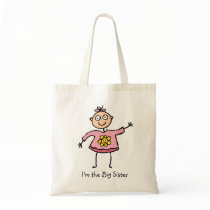 I'm the Big Sister totebag