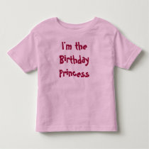 I'm the Birthday Princess t-shirts