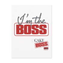 I'm The Boss Postcard