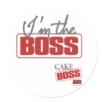 I'm The Boss Sticker by cakeboss I'm The Boss Sticker