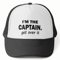 I'M THE CAPTAIN. GET OVER IT - MESH HATS