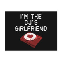 I'm The DJ's Girlfriend postcards
