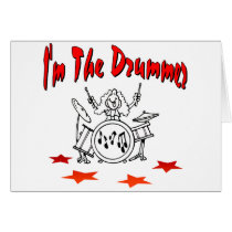 I'm The Drummer cards by fashionfiles I'm The Drummer cards
