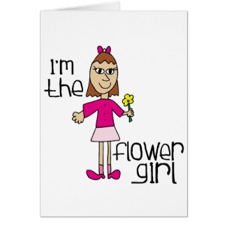 flower girl card