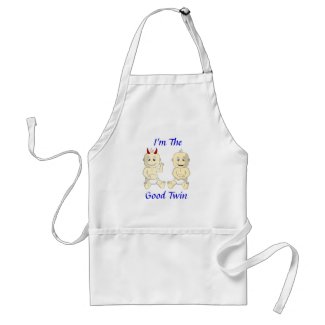 I'm The Good Twin Apron apron