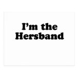 I'm the hersband postcards