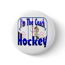 I'm The Hockey Coach buttons by fashionfiles I'm The Hockey Coach buttons