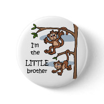 I'm the Little Brother button