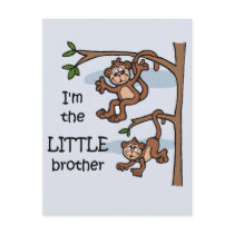 I'm the Little Brother postcard