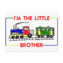 I'm The Little Brother (Train) postcards