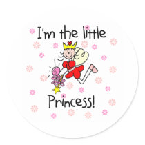 I'm the Little Princess stickers