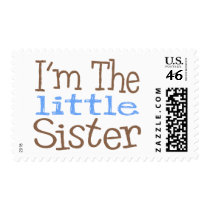 I'm The Little Sister (Blue) postage