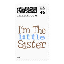 I'm The Little Sister (Blue) postage