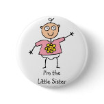 I'm the Little Sister button