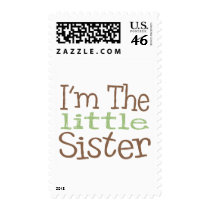 I'm The Little Sister (Green) postage