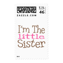 I'm The Little Sister (Pink) postage