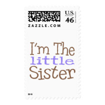 I'm The Little Sister (Purple) postage