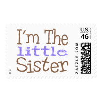 I'm The Little Sister (Purple) postage
