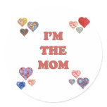I'm The Mom Classic Round Sticker