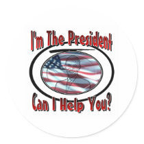 I'm The President stickers by fashionfiles I'm The President stickers