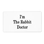 I'm The Rabbit Doctor Personalized Shipping Labels