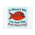 I'm the Red Herring postcards