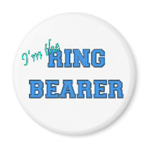 I'm The Ring Bearer Fridge Magnets