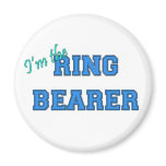 I'm The Ring Bearer Fridge Magnets