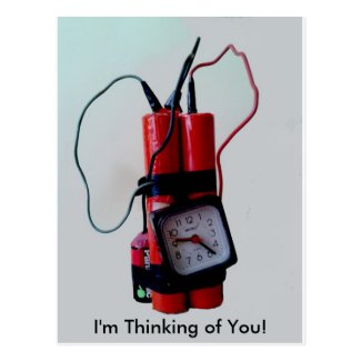 I'm Thinking of You - a bit of a bombshell - humor Postcard