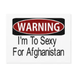 I'm To Sexy For The 8 Postcard