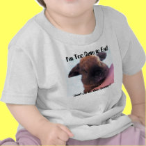 I'm Too Cute to Eat! Baby Tee t-shirts