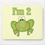 I'm Two-Green Frog Tshirts and Gifts Mousepads