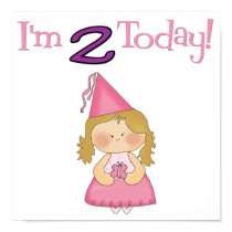I'm TWO Today!  Princess Design posters