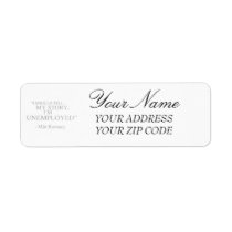 I'm unemployed - Romney Quote labels