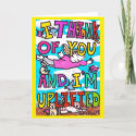 I&#39;m uplifted - greeting card by David Cohen