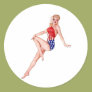 I'm Very Patriotic Round Sticker I'm Very Patriotic Round Sticker