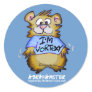 I'm Vortexy Blue Round Sticker