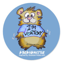 I'm Vortexy Blue Round Sticker