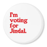 I'M VOTING FOR JINDAL magnets