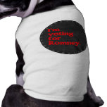 I'M VOTING FOR ROMNEY DOG SHIRT