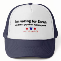 I'm Voting for Sarah hats by sarahpalintees I'm Voting for Sarah hats