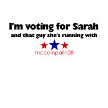 I'm Voting for Sarah t-shirts