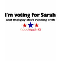 I'm Voting for Sarah t-shirts by sarahpalintees I'm Voting for Sarah t-shirts