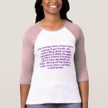 I'm wading thru deep waters trying to get home,... shirts